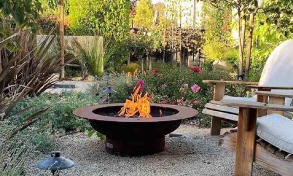 fire bowl install menlo park
