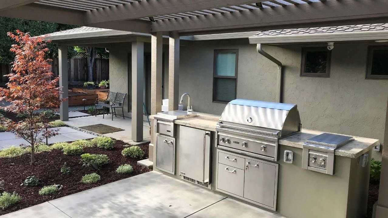 fremont outdoor kitchen dining area design and install
