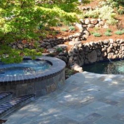 pleasanton spa pool waterfall outdoor pool