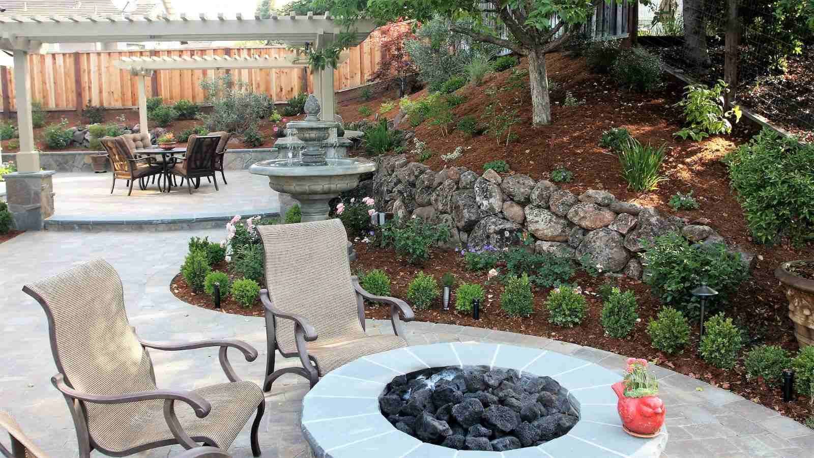 danville backyard fire pit