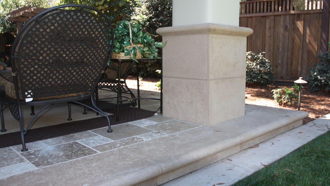 precast veneer column for outdoor patios san jose