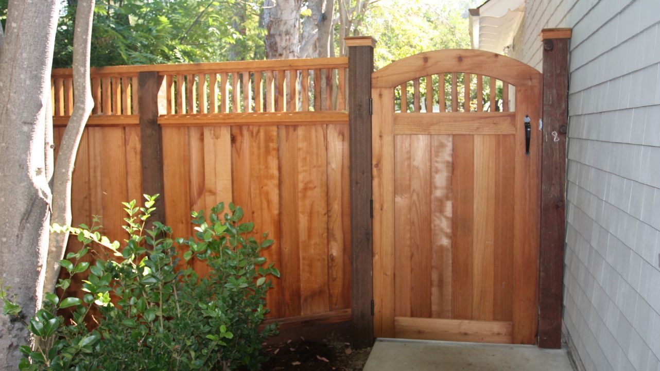 custom redwood fence gate warm springs fremont