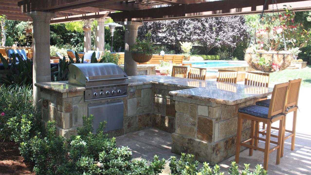 saratoga ranch outdoor kitchen bbq design and construction