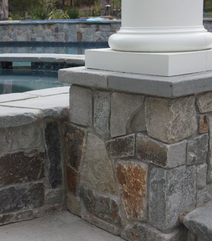custom stonework for outdoor patios, retaining walls san jose