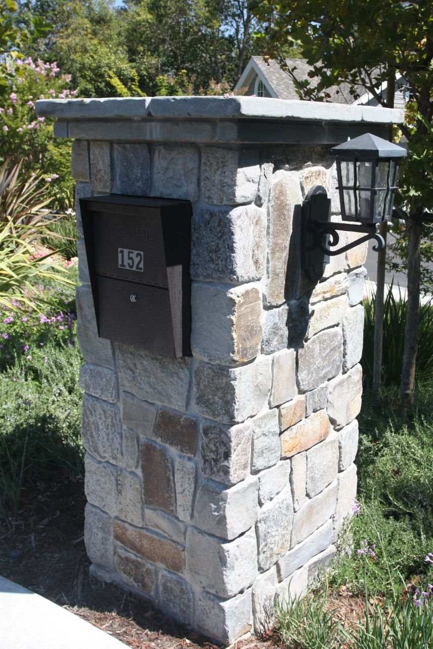 stone mailbox pier and stonework los gatos