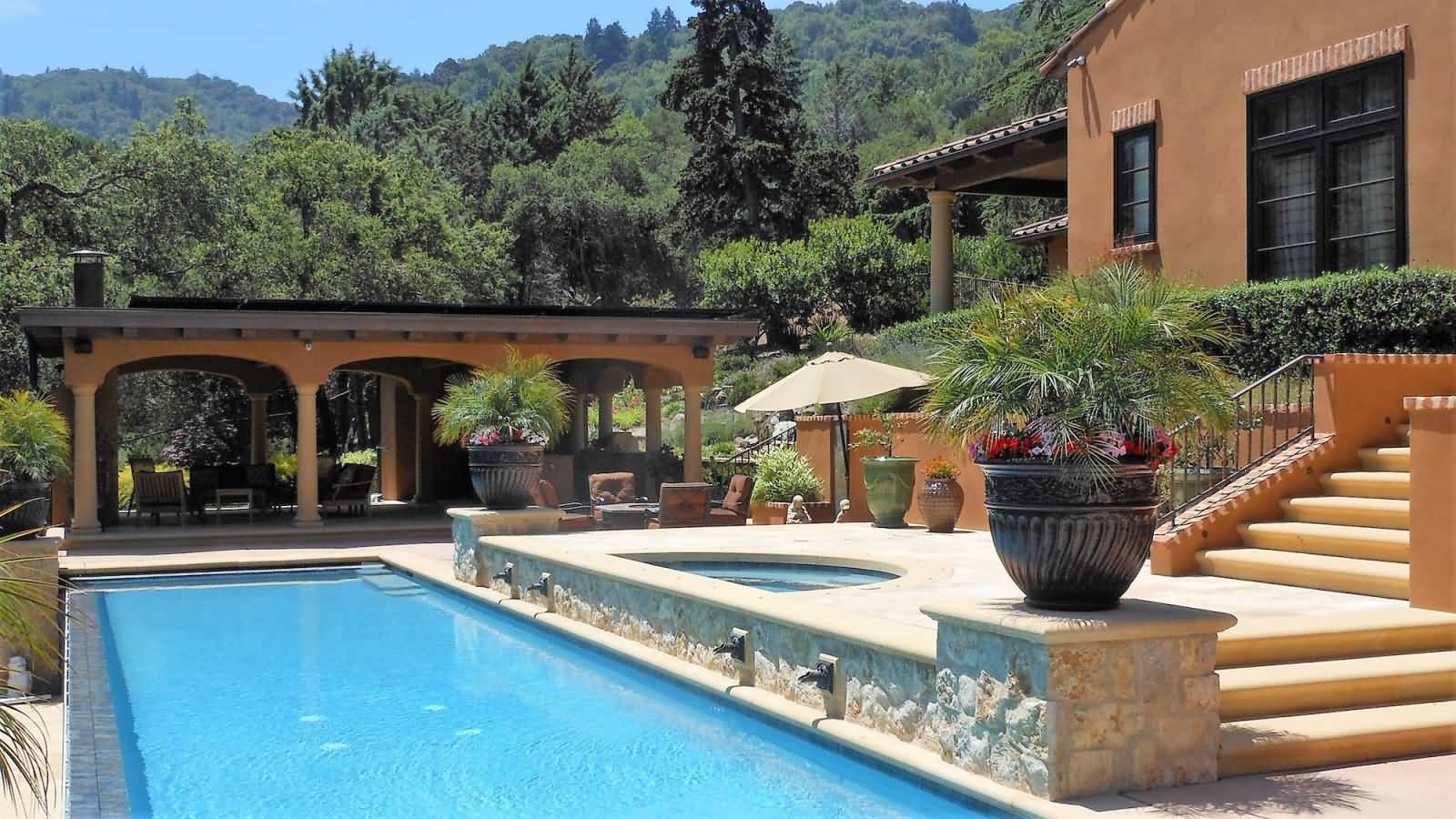 water feature hardscape constractor saratoga