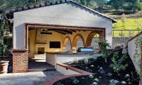 Cabana and Outdoor Kitchens installed at los gatos home